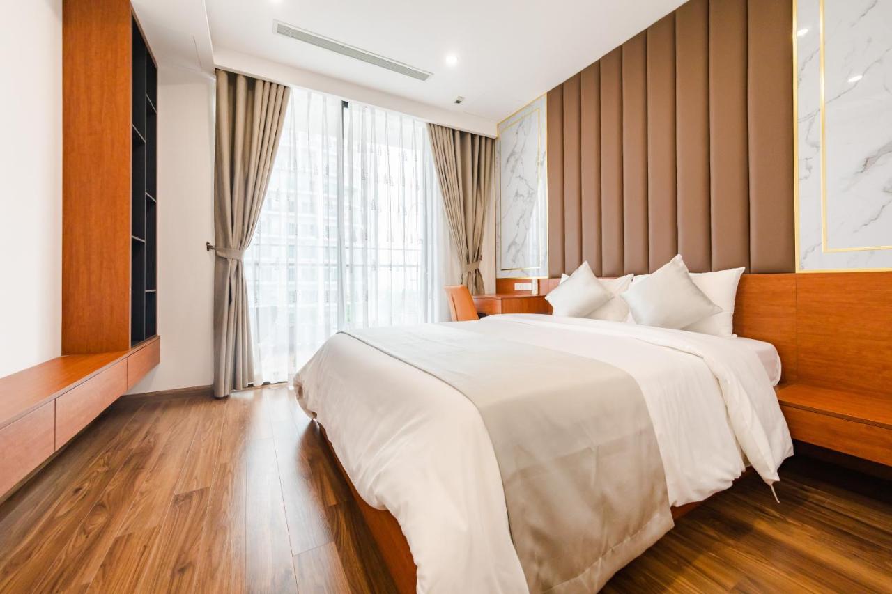 Five Star Westlake 1St-4Th Floors Hotel & Serviced Apartment Ханой Экстерьер фото A bedroom in a hotel